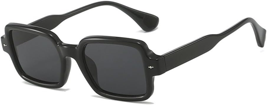 

Солнцезащитные очки UV400 с двухцветными заклепками и прозрачными линзами, подходят для женщин и мужчин, для бега и занятий спортом на открытом воздухе UYPTK, Black Gray