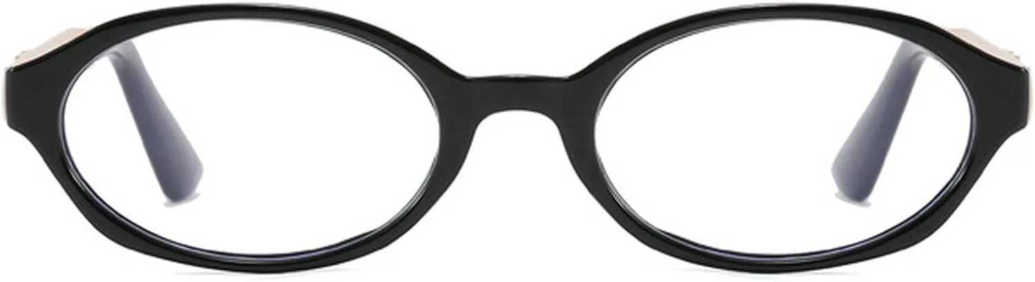 

Ретро маленькие овальные женские солнцезащитные очки, модные солнцезащитные очки UV400 для мужчин, панк-очки, черные солнцезащитные очки mincl, Black Clear