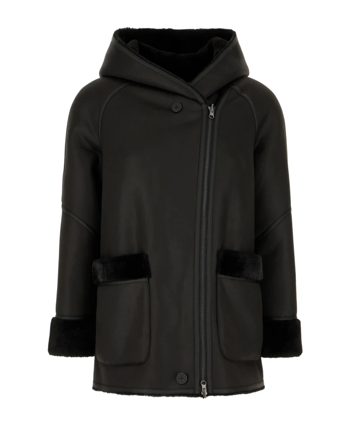 

Двусторонняя куртка из искусственного меха Urbancode, черный