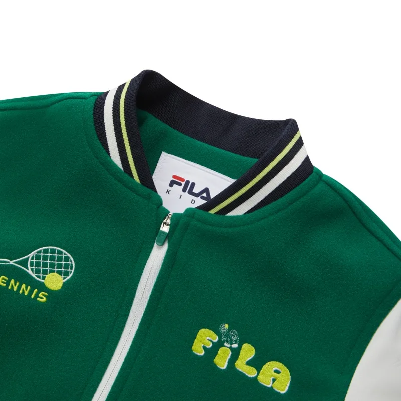 FILA KIDS Куртка темный зеленый лук для детей 3-7 лет — фото 4