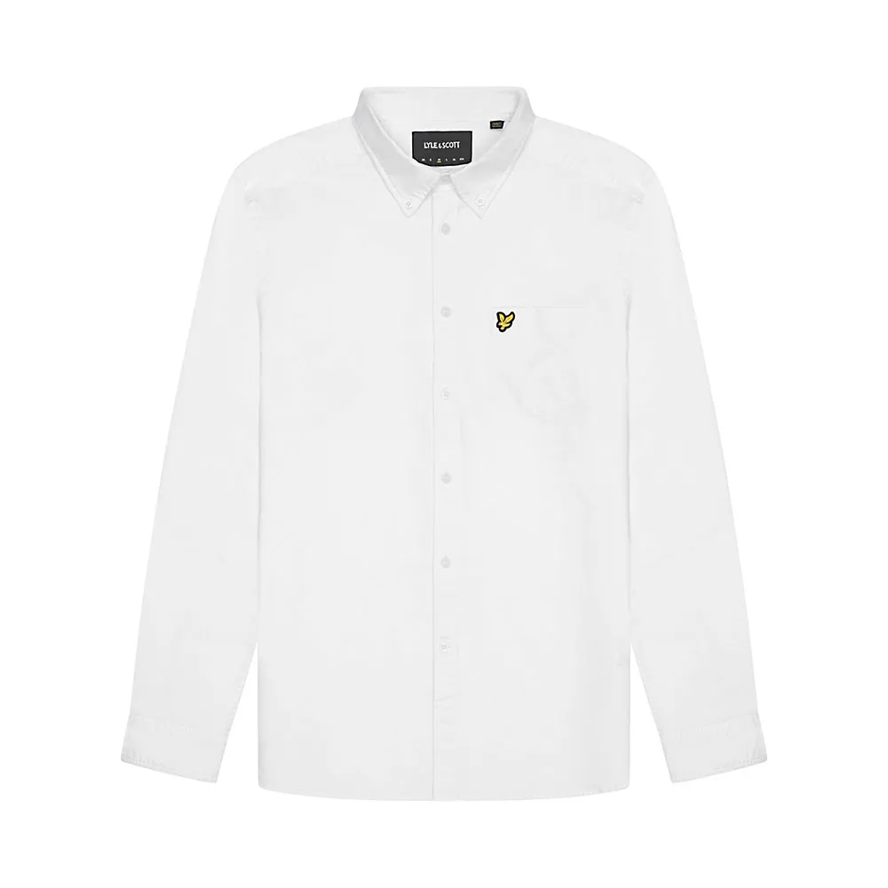 

Рубашка Lyle & Scott Plain Oxford, белый