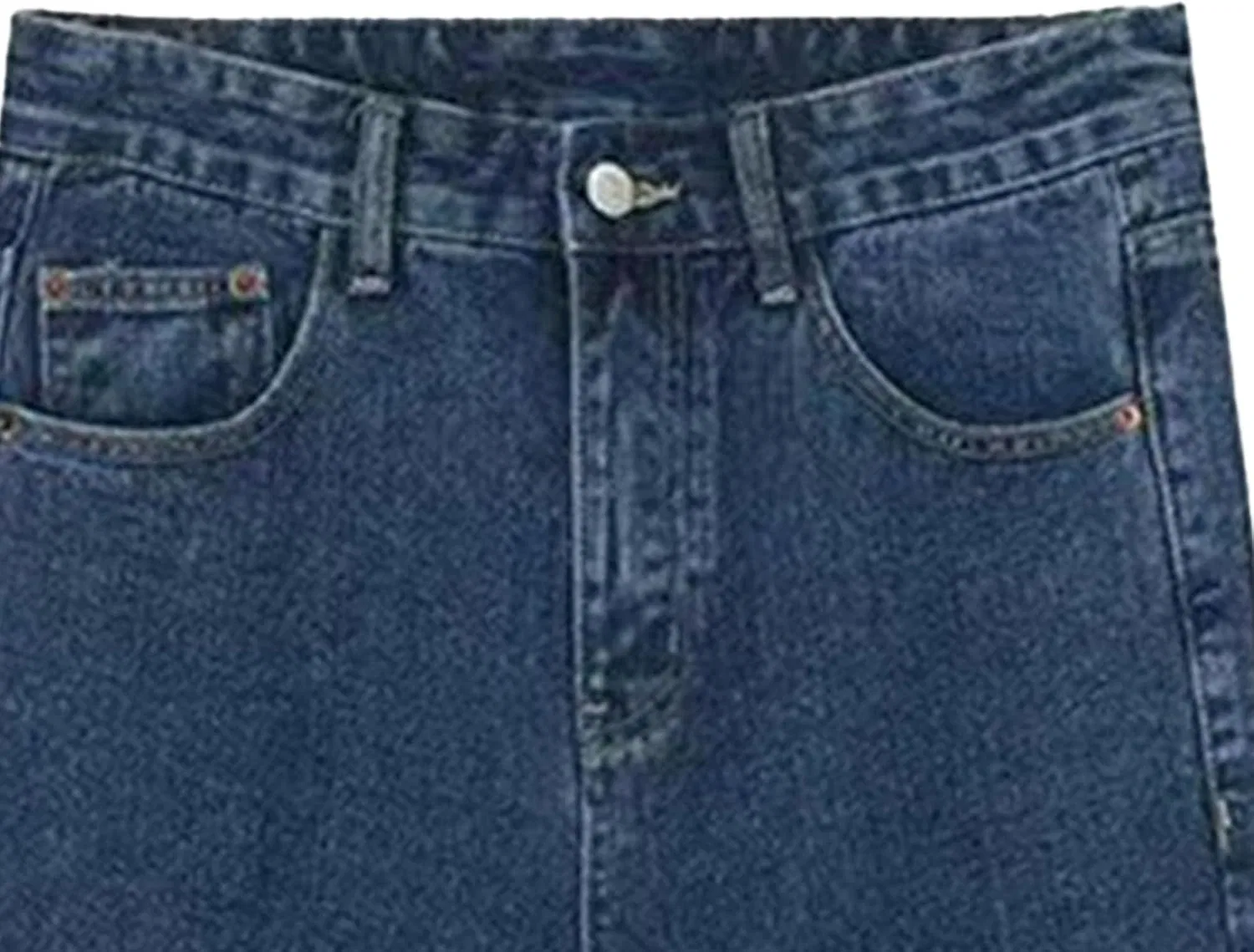 Джинсы клеш, Comfort Fit, Navy Blue — фото 4