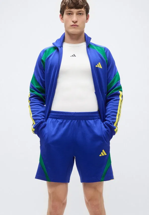 Спортивные шорты tiro Adidas Sportswear, Bold Blue/Bold Green/Bright Yellow — фото 4