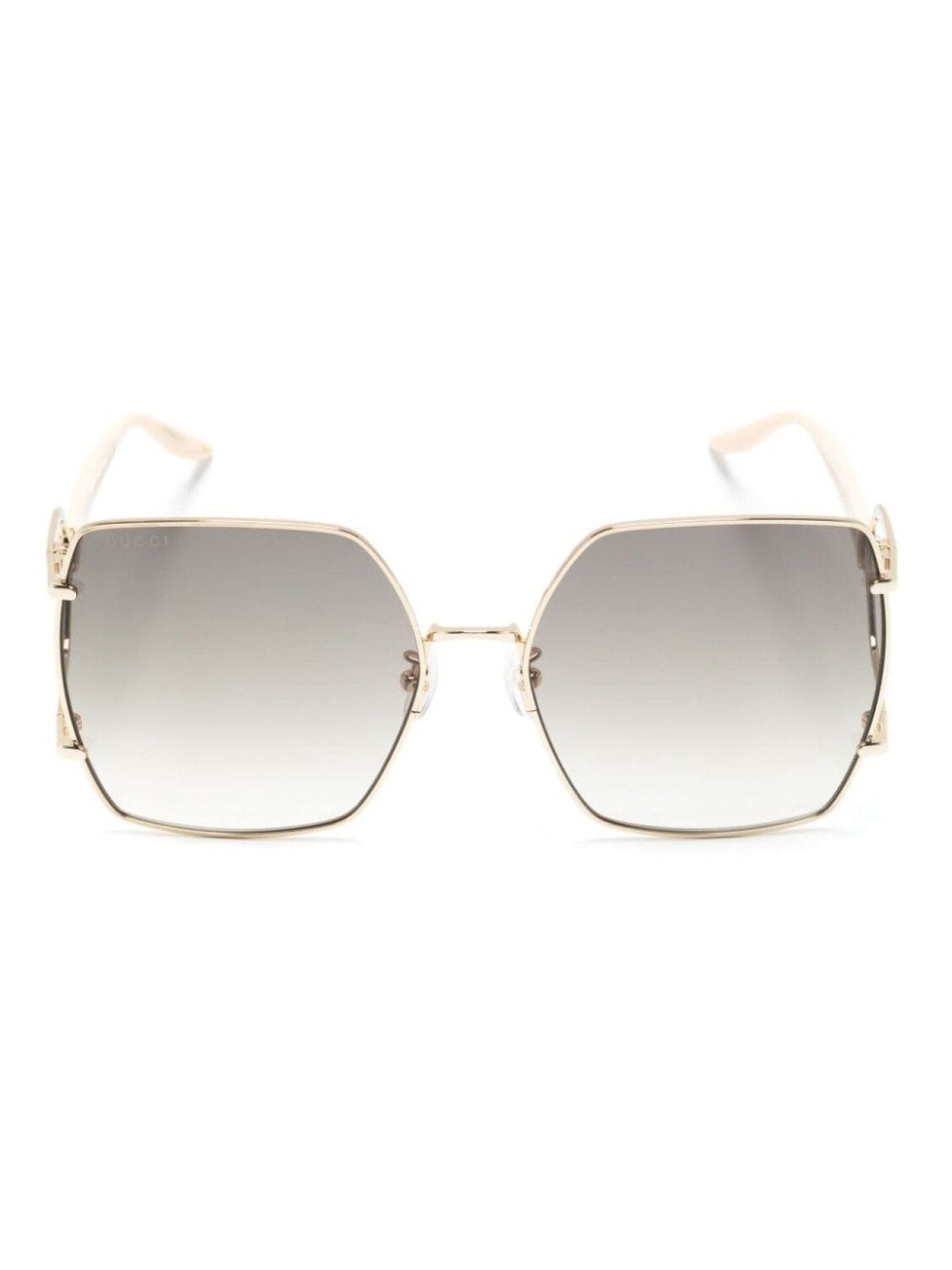 

Gucci Eyewear солнцезащитные очки в массивной оправе, нейтральный цвет