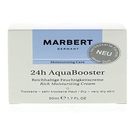 

24-часовой увлажняющий крем Aqua для сухой кожи 50 мл, Marbert