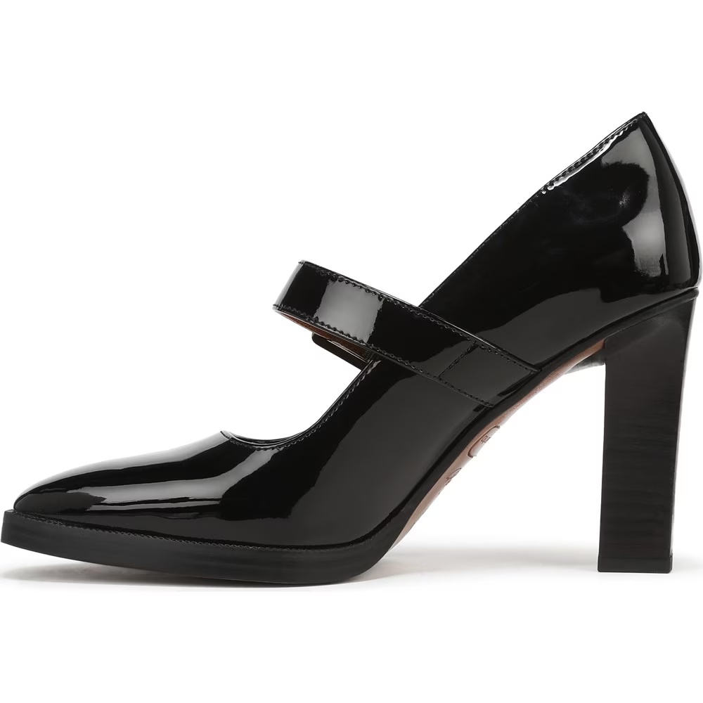 Туфли на каблуке Mary Jane Franco Sarto, black patent faux leather — фото 4