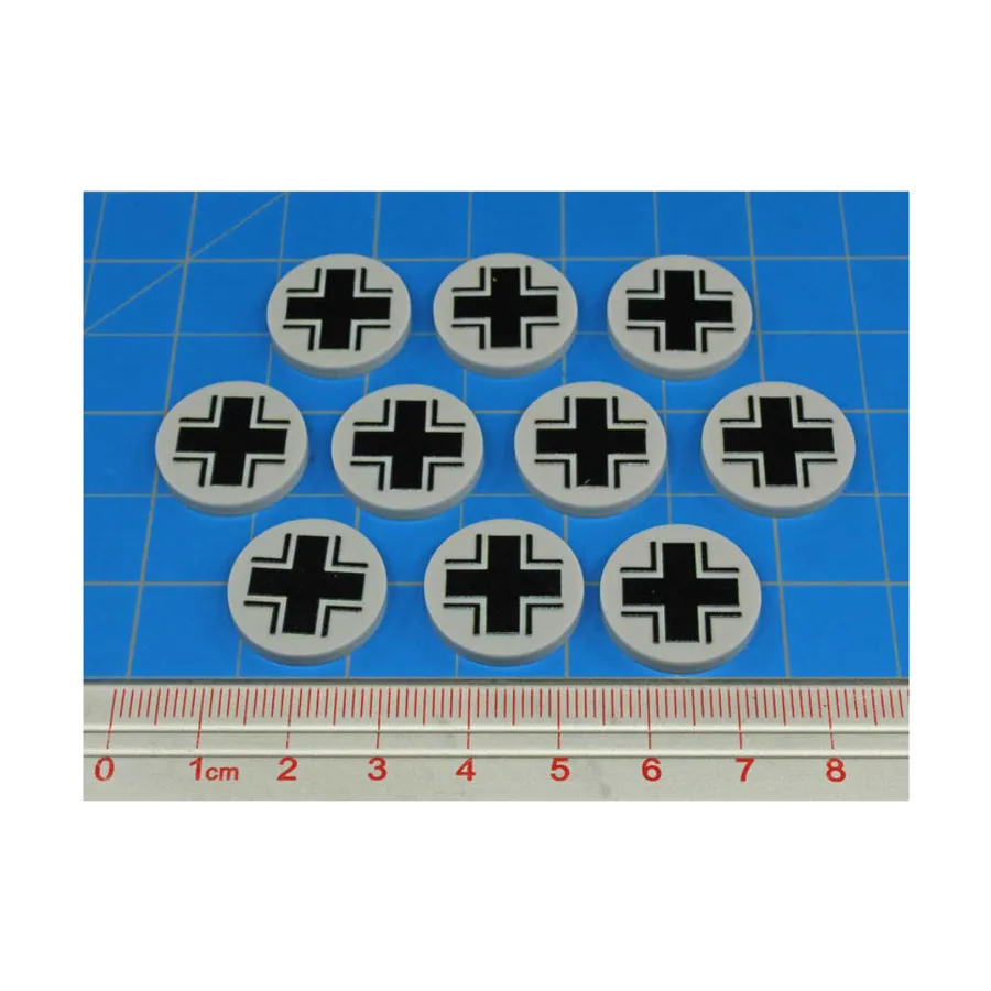

Премиальные печатные жетоны фракций времен Второй мировой войны — Люфтваффе Германии, Token Sets - WWII Factions & Flags