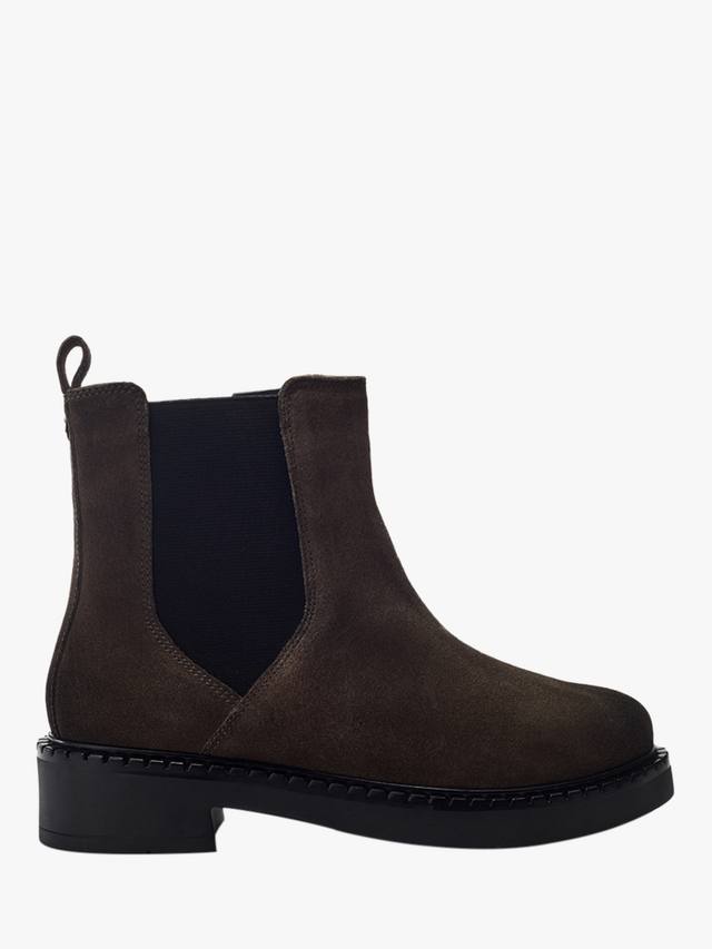 Ботинки челси из замши Opala Moda in Pelle, Taupe