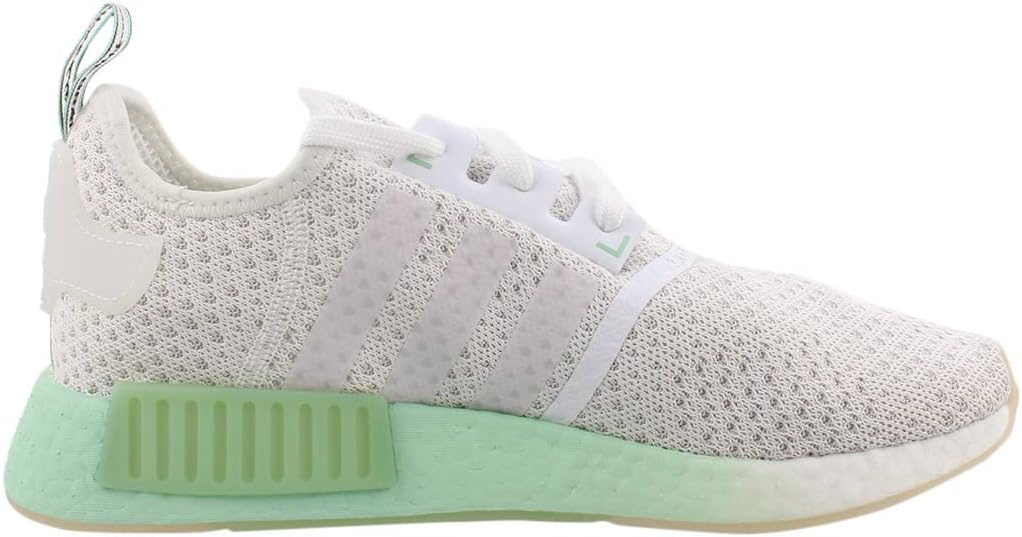 Кроссовки adidas NMDr1 для мужчин, белый/зеленый — фото 2
