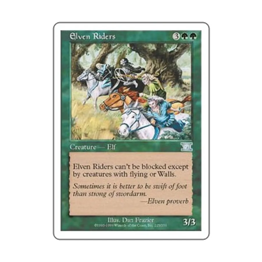 

CCG Эльфийские всадники (U), MTG - 6th Edition (Classic)