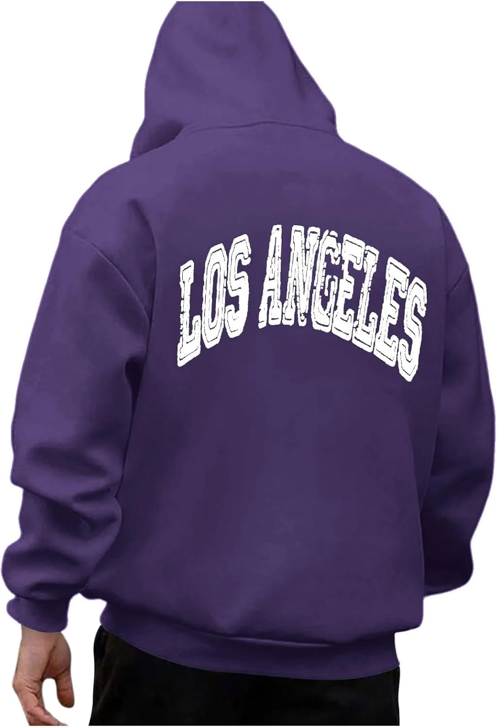 

Мужская худи с принтом Los Angeles в стиле vintage