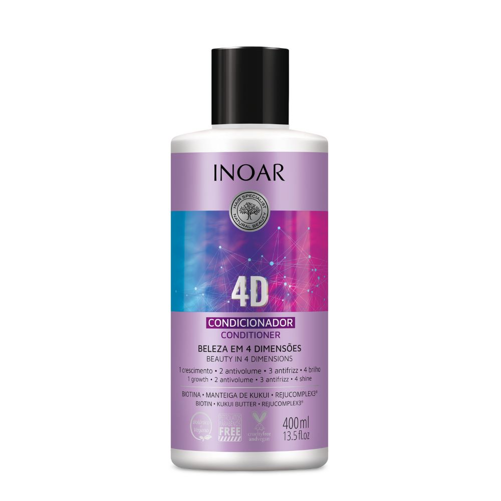 

4-Мерный кондиционер для волос 4d conditioner Inoar, 400 мл