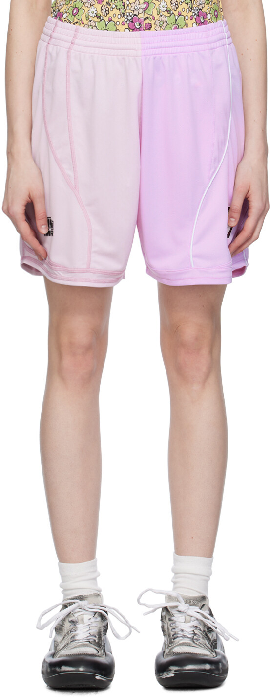 

Фиолетовые и розовые шорты Half And Half Martine Rose