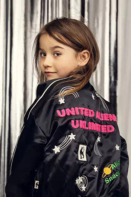 Куртка бомбер детская United Aliens Mini Rodini, черный
