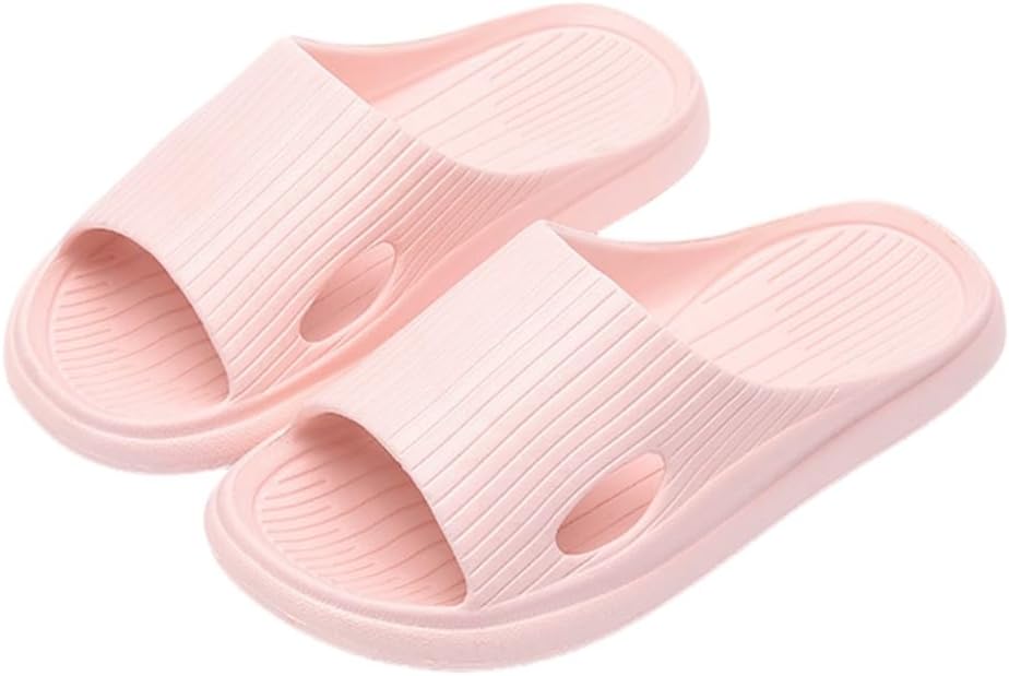 

Душевые тапочки Cliont для женщин и мужчин, шлепанцы для душа, для бассейна, нескользящие, для ванной, летние пляжные обувь, розовый