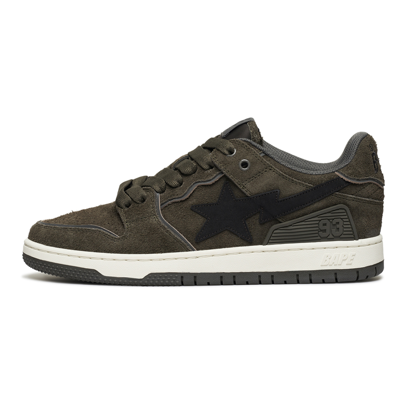 

Нескользящие низкие кроссовки для мужчин A BATHING APE, Black Bkx
