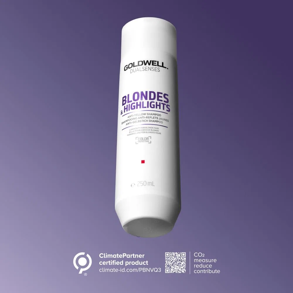 Шампунь для светлых и мелированных волос «Dualsenses Blondes & Highlights Anti-Yellow Tint» от Goldwell — фото 4