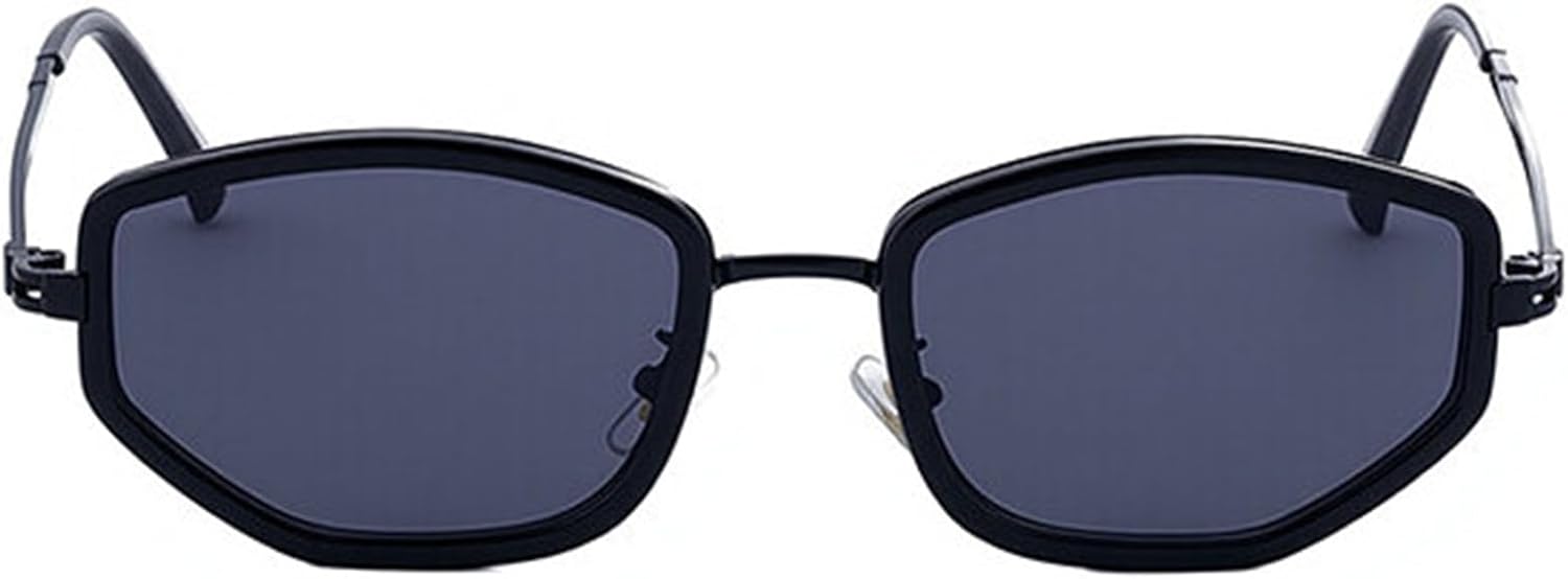 

Солнцезащитные очки Willochra Fashion Cat eye для женщин и мужчин, дизайнерские ретро-очки с металлическим многоугольным оправой, популярные коричневые очки для женщин и мужчин, C1