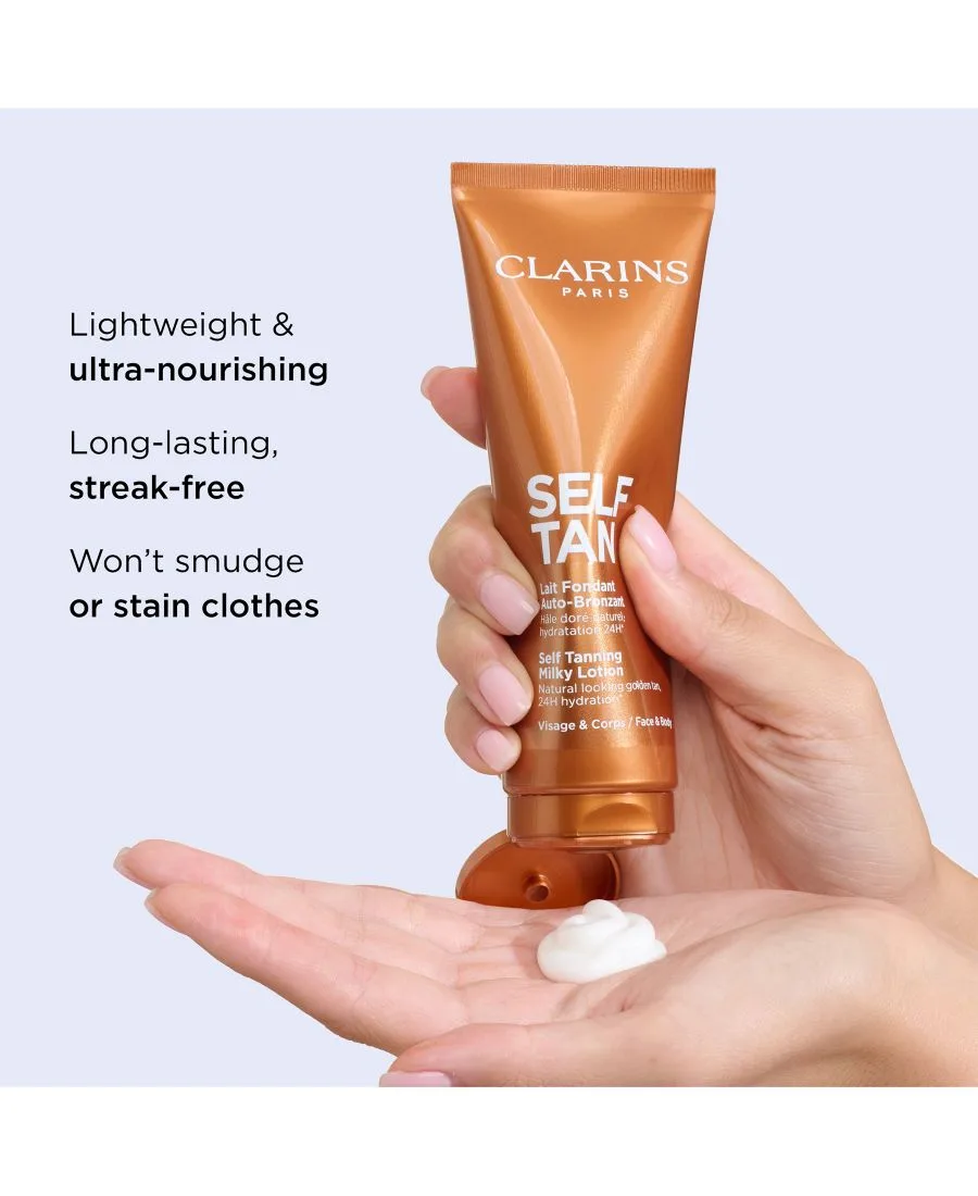 Clarins Средство для автозагара в виде молочка для лица и тела, 120 мл — фото 3