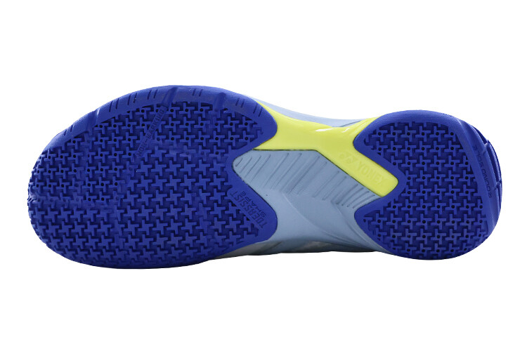 Бадминтонные кроссовки POWER CUSHION CASCADE ACCEL унисекс с низким верхом, дымчато-серый, сине-белый Yonex — фото 4