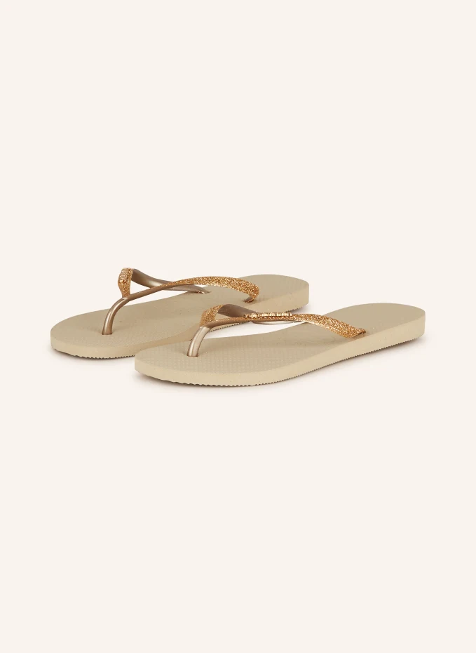 Разделитель пальцев slim glitter ii Havaianas, желтый