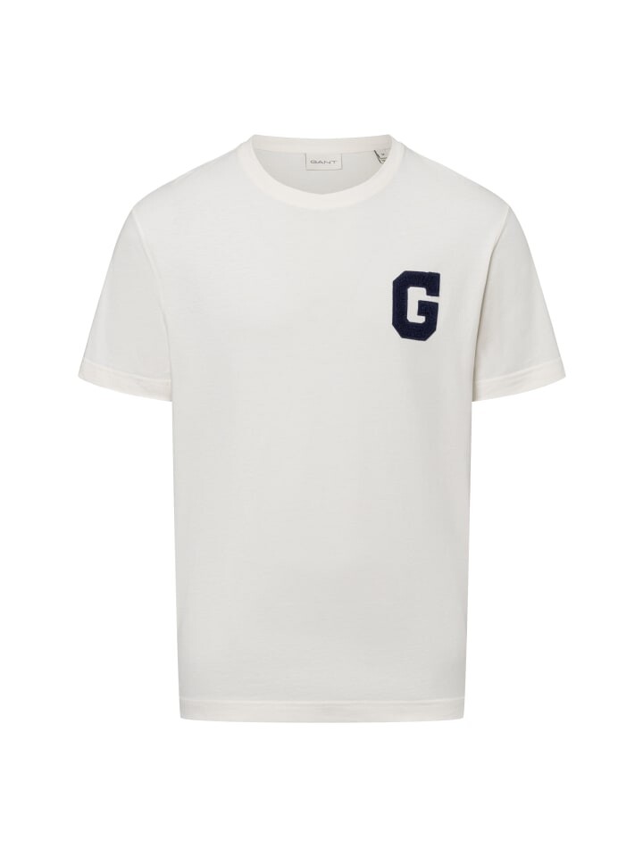 

Футболка Gant T shirt, экрю