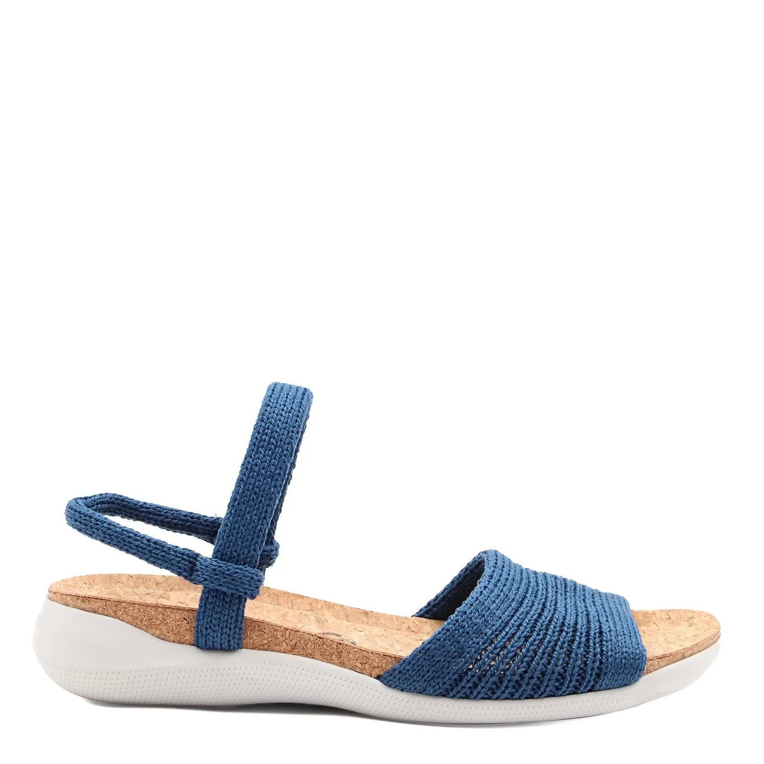 Женские сандалии Arenal из трикотажных джинсов Bue ARCOPEDICO, цвет knit bue jeans
