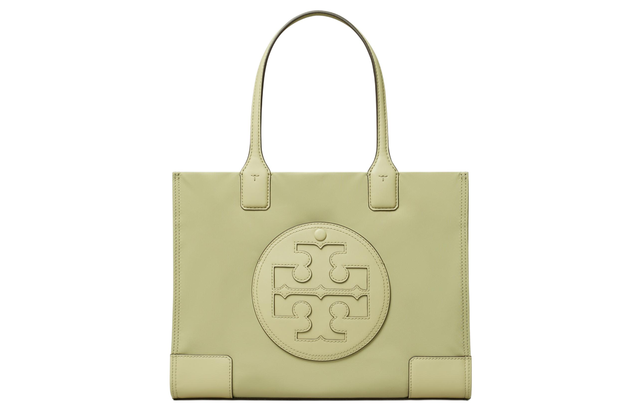 

Сумка-шоппер Ella Fabric Artificial Leather маленького размера женская оливково-зеленая TORY BURCH