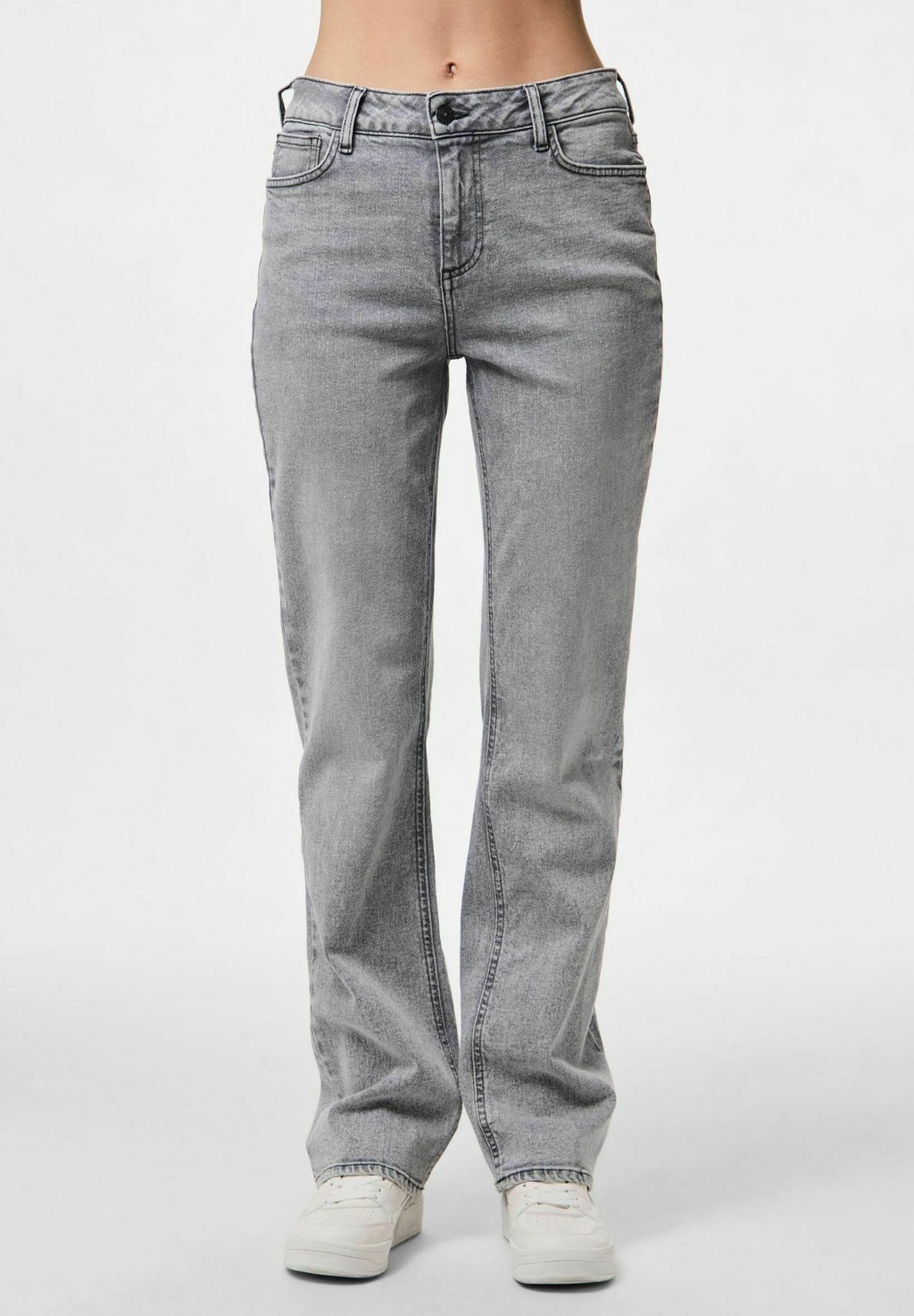 

Джинсы прямого кроя PCKELLY Pieces, цвет Light Grey Denim