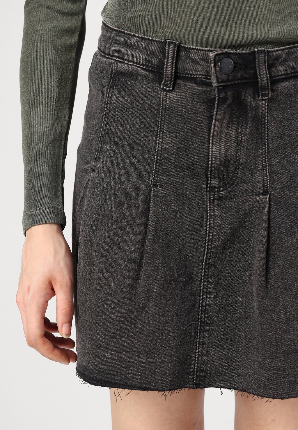 

Мини-юбка NMELINE SKIRT Noisy May, серый деним