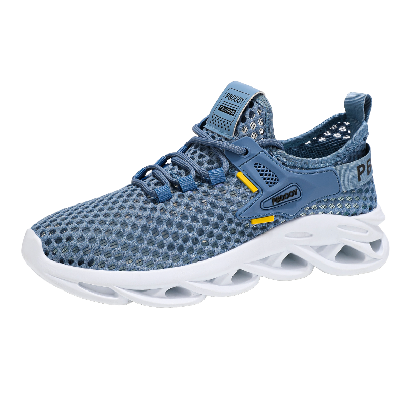 

Скользоустойчивые и дышащие мужские повседневные кроссовки Low Top ZULISHI, синий