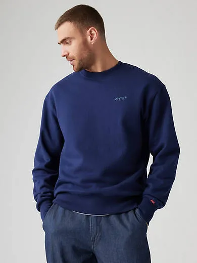 

Аутентичная толстовка с круглым вырезом Levi's, цвет Sargasso Sea - Blue