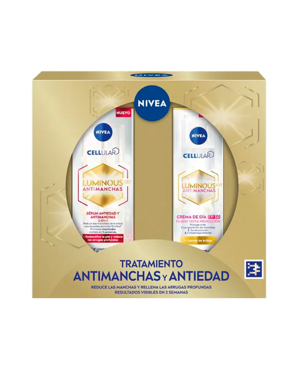 Набор Luminous Лечение против пятен и старения Nivea