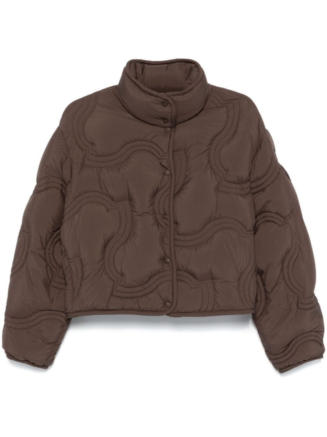 

Moncler пуховик Beryl, коричневый