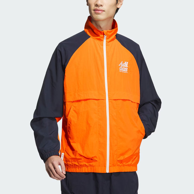 Куртка с маленьким логотипом Adidas Half Impact Orange Мужская — фото 3