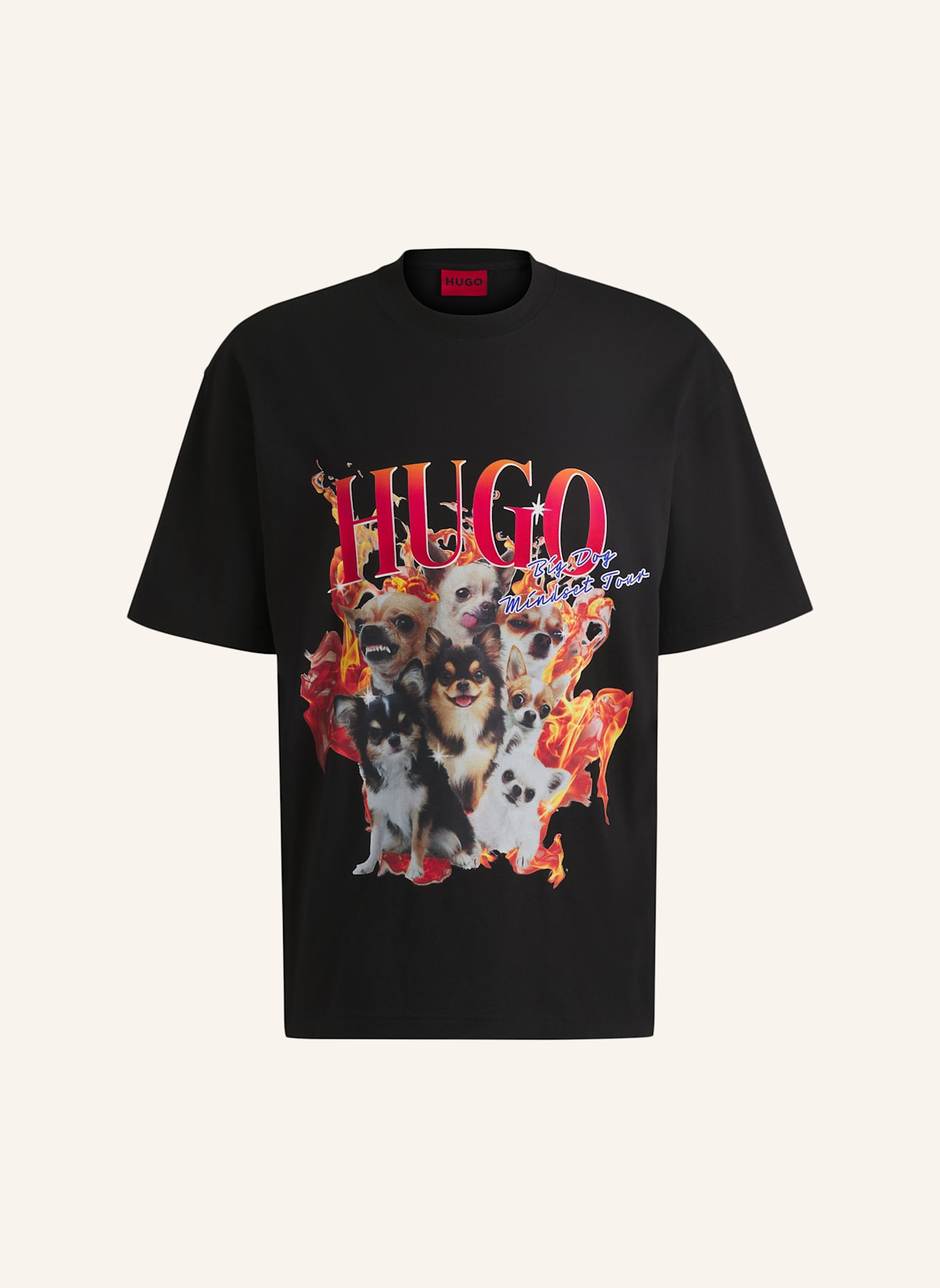 

Футболка dugie oversize fit Hugo, черный