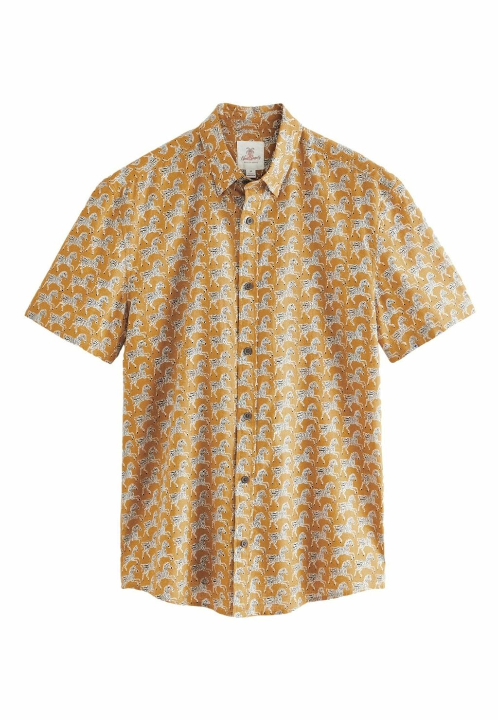 

Рубашка SHORT SLEEVE REGULAR FIT Next, желтый
