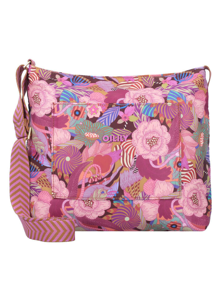 

Наплечная сумка Oilily Rosel Umhängetasche 29 cm mit Wendefunktion, цвет Flowers Decadent Chocolate