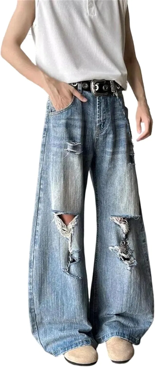 Джинсы прямые свободные Urban Vintage, Washed Blue