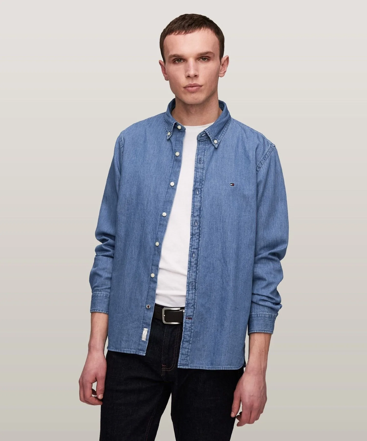 Рубашка AK WCC из индиго-джинса RF TOMMY HILFIGER, Other blues 0GZ