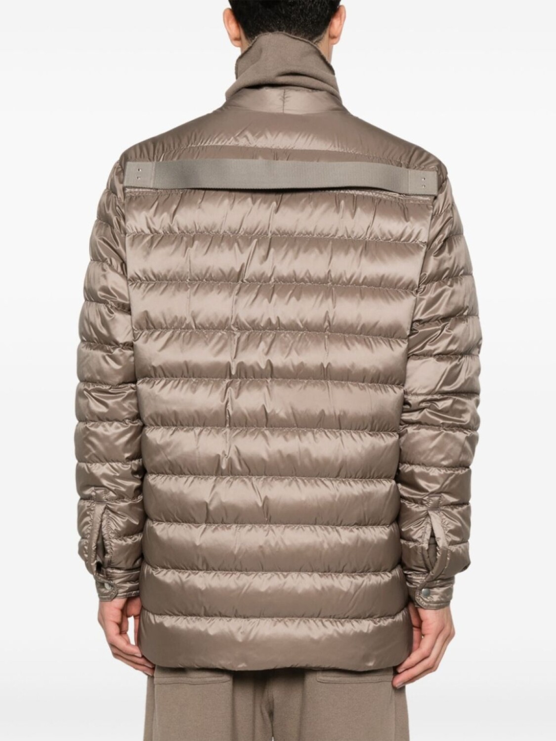 Пуховик из коллаборации с Rick Owens Moncler + Rick Owens, коричневый — фото 4