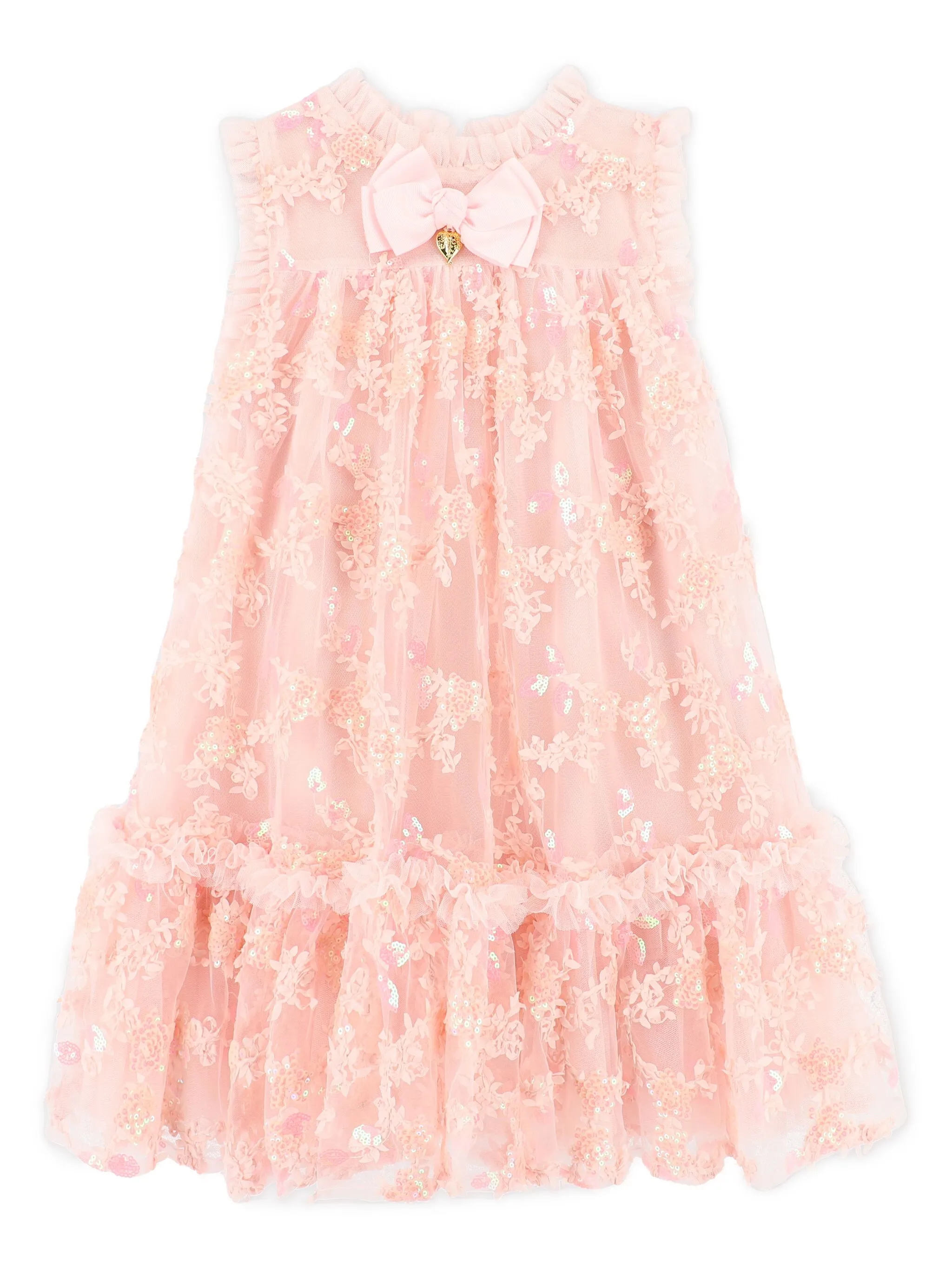

Платье из тюля с пайетками Angel'S Face Kids, розовый