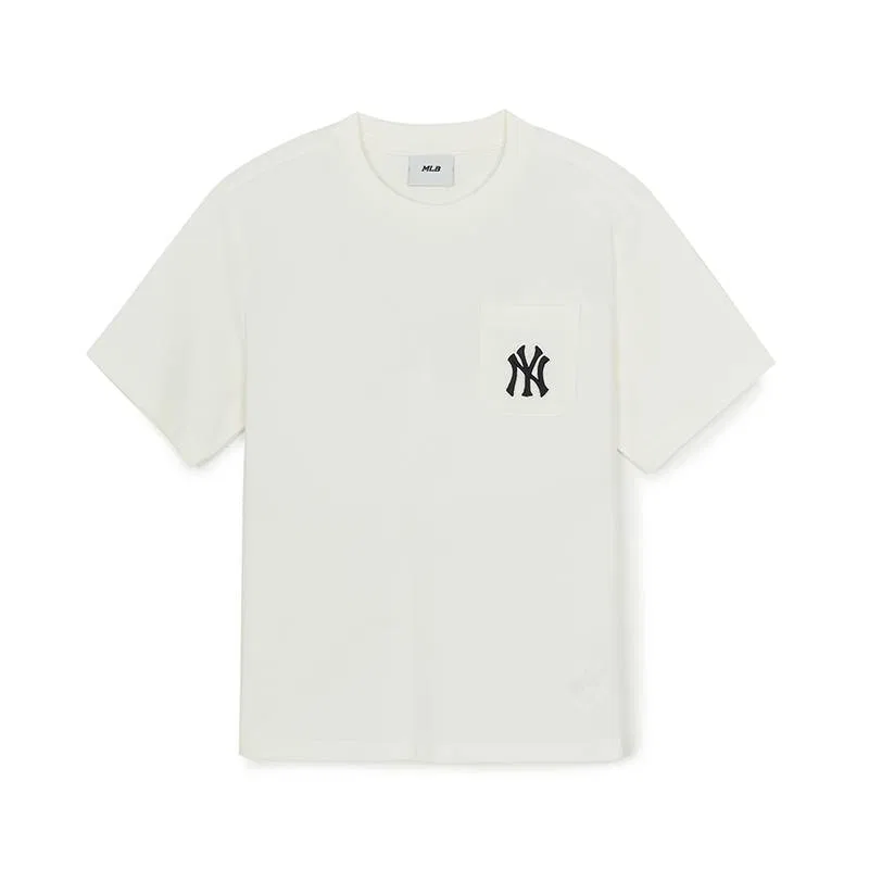 Футболка с круглым вырезом Moderate MLB KIDS, Ivory