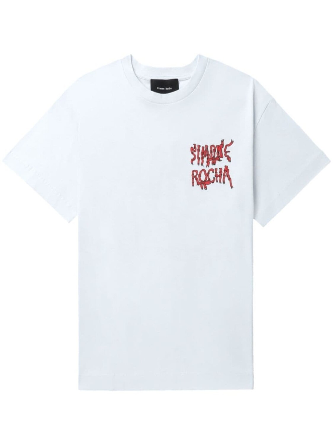 

Simone Rocha футболка с логотипом, синий