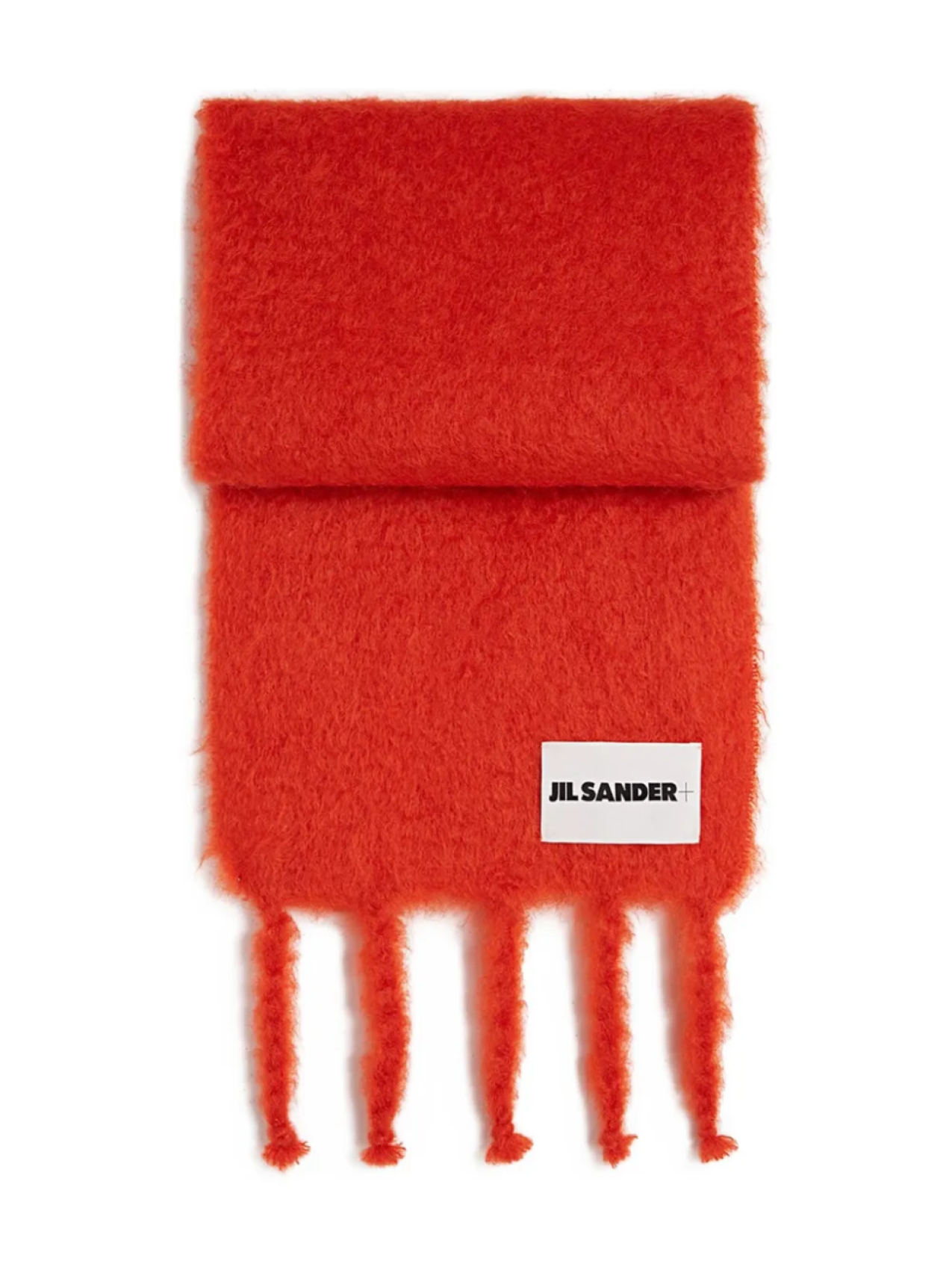 

Шарф из мохеровой смеси JIL SANDER+, красный