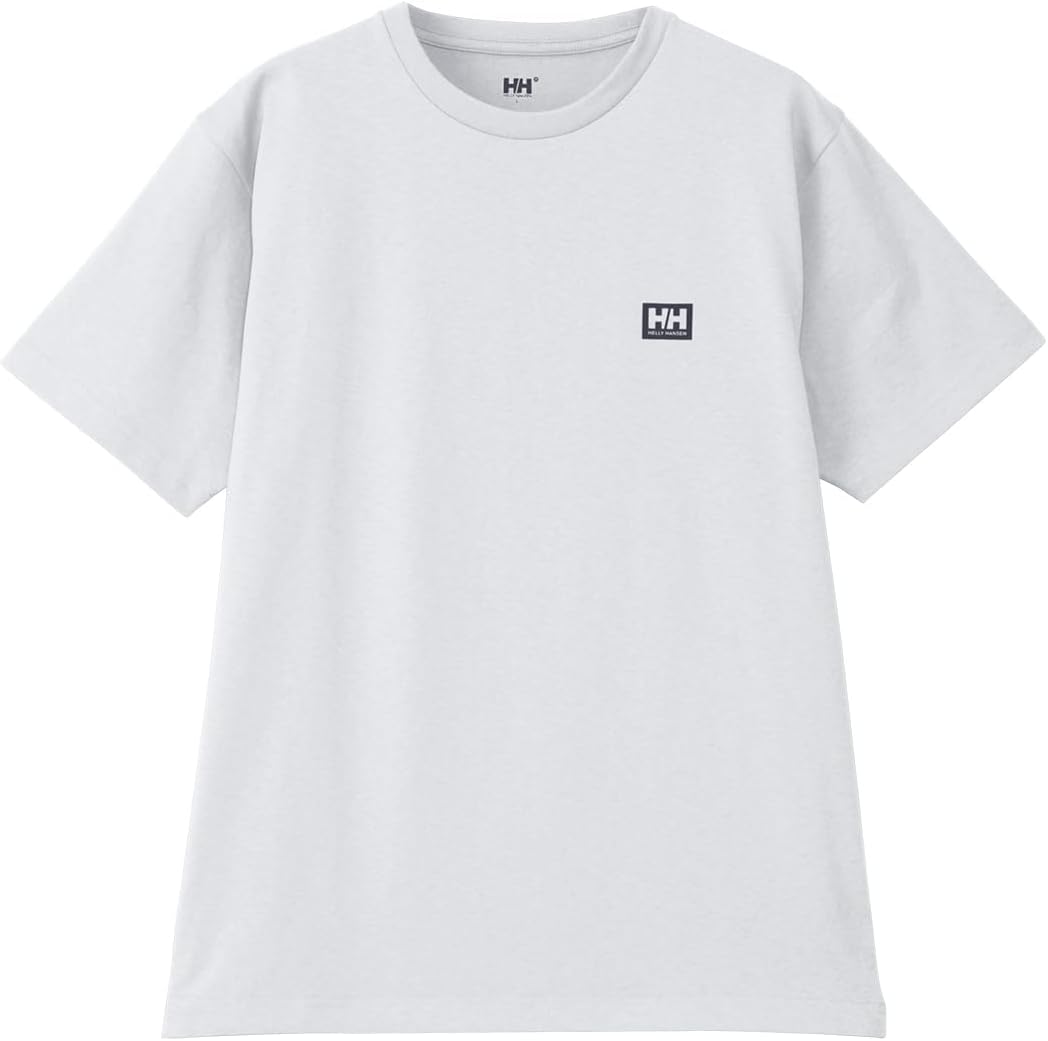 

Футболка HELLY HANSEN, сшитая вручную, короткий рукав, небольшой логотип, быстросохнущая, защита от УФ-излучения, унисекс, HH62418, белый