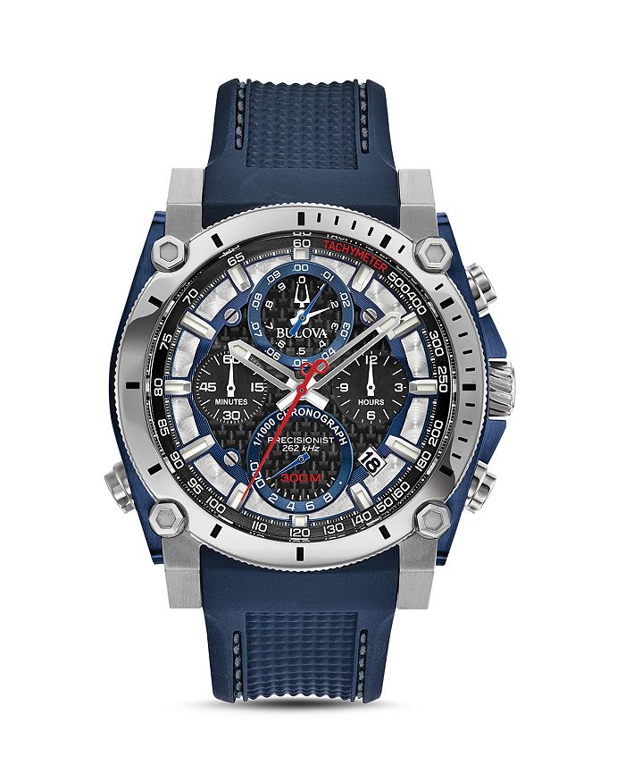 

Часы Bulova Precisionist Champlain, 46 мм, синий