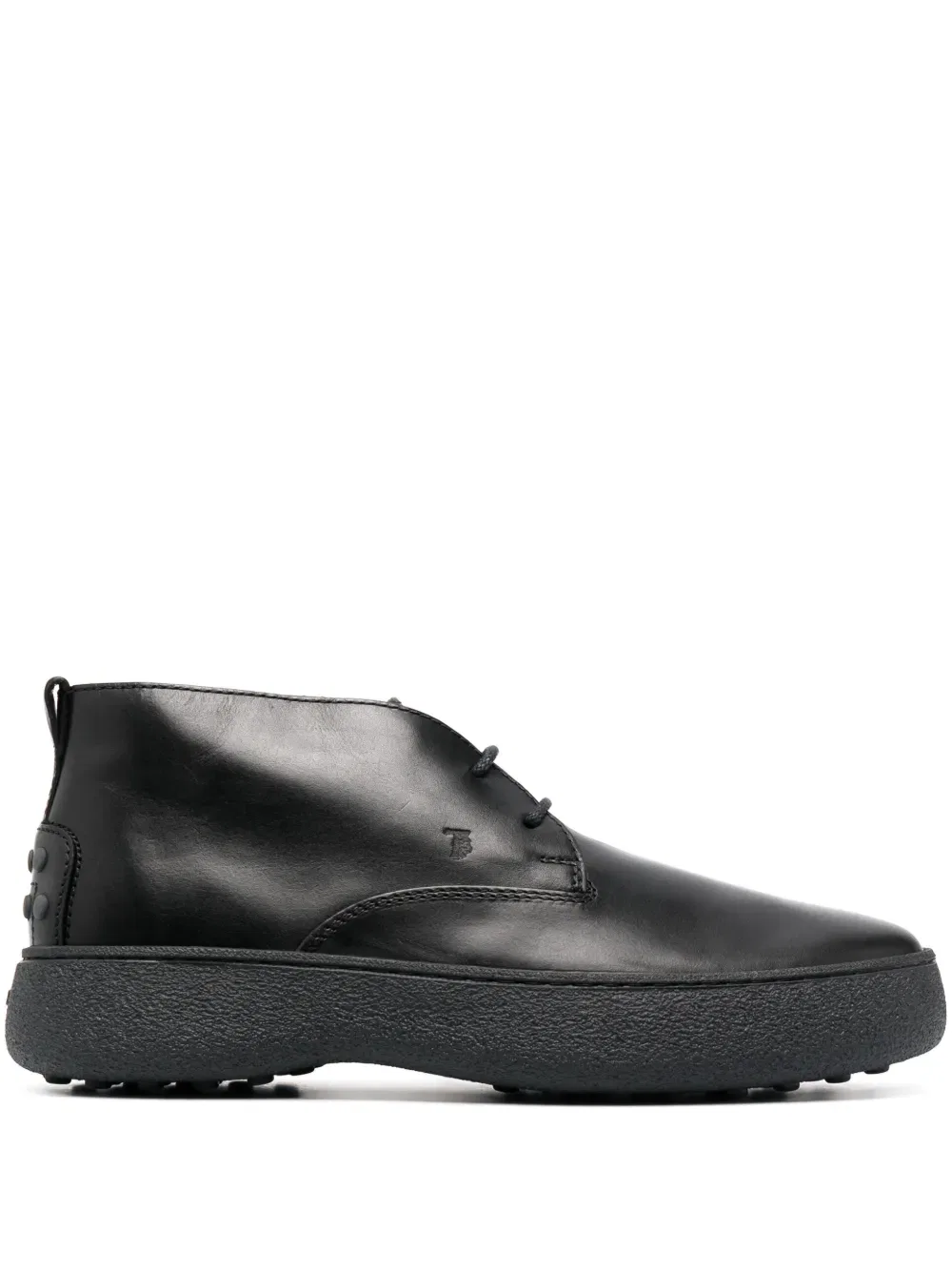 Ботинки из пустынной кожи W. g Tod'S, черный