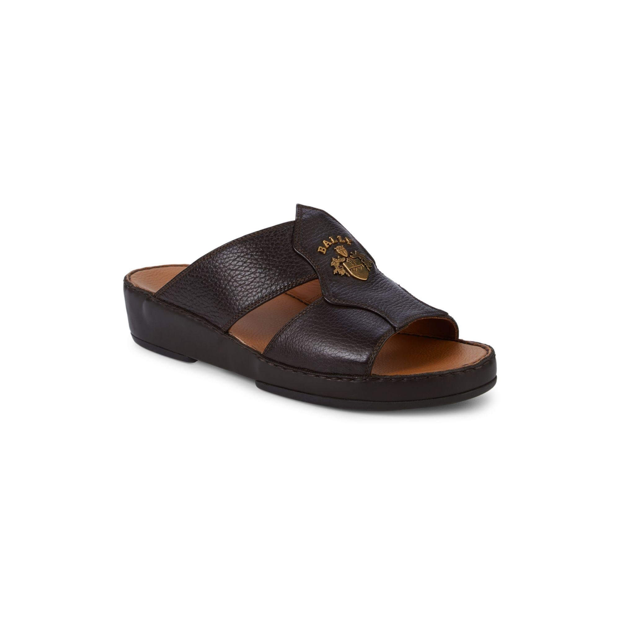 

Сандалии мужские Bally Hakman Safari Grained Leather, коричневый