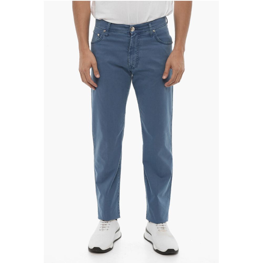 

Синие хлопковые джинсы Деним Corneliani, Blue